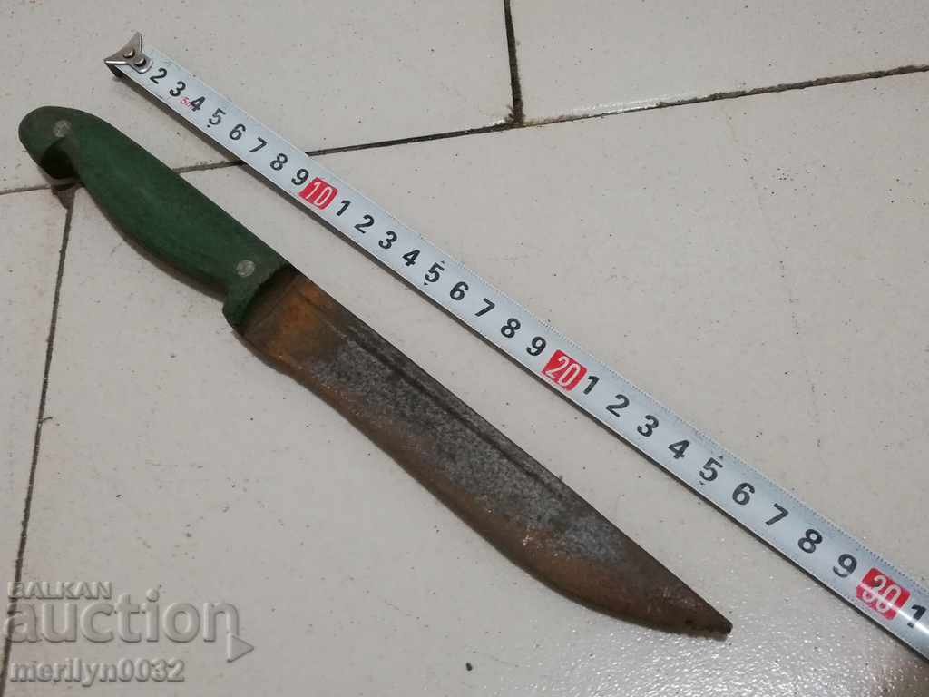 Auction An old butcher's knife without a handle dagger kulak Auction An old butcher's knife without a handle dagger kulak