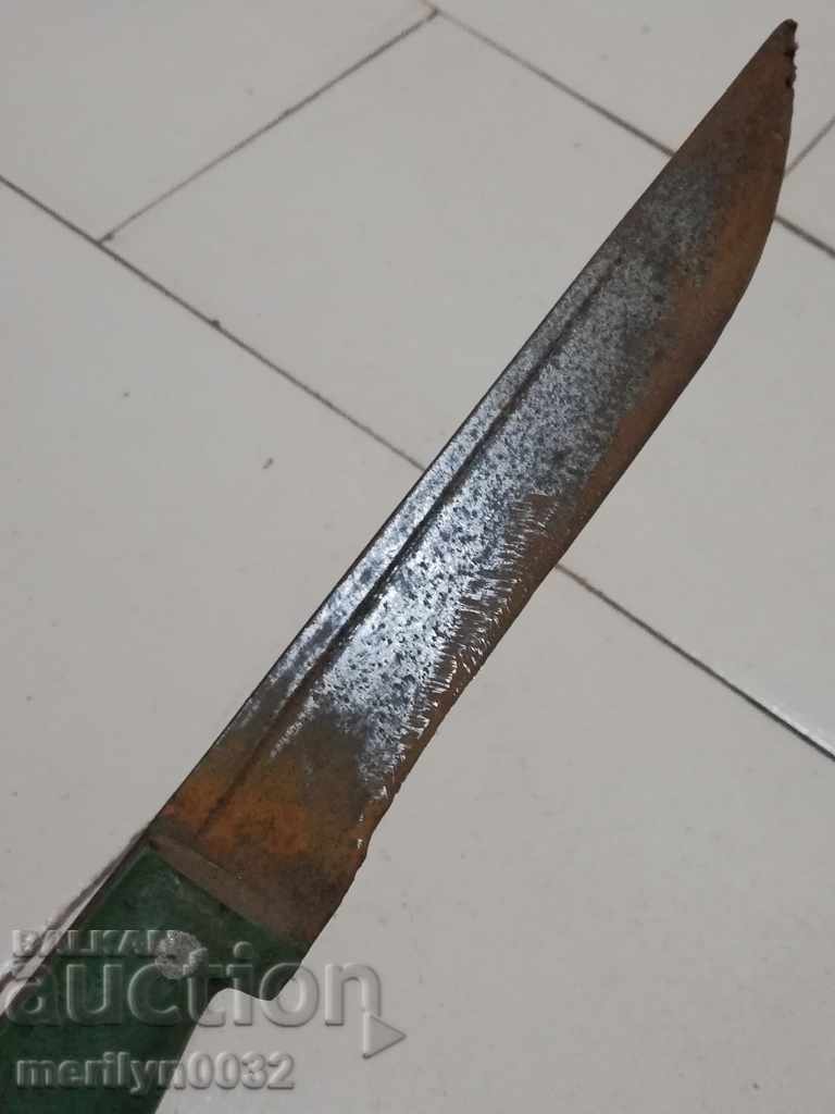 An old butcher's knife without a handle dagger kulak - 5 An old butcher's knife without a handle dagger kulak - 5
