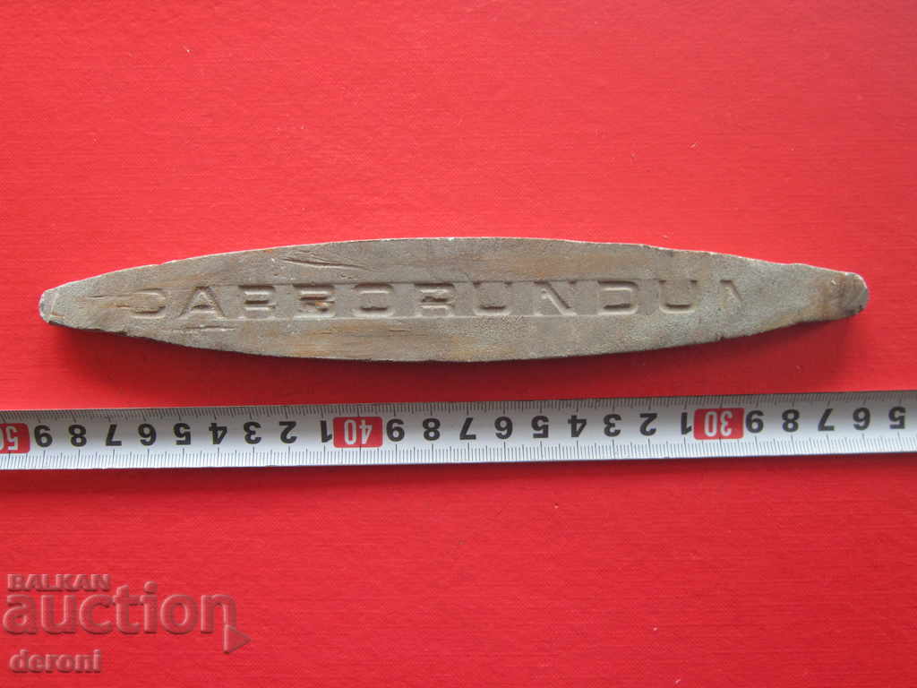 Tagged Old Belgian stone brush for shaving razor