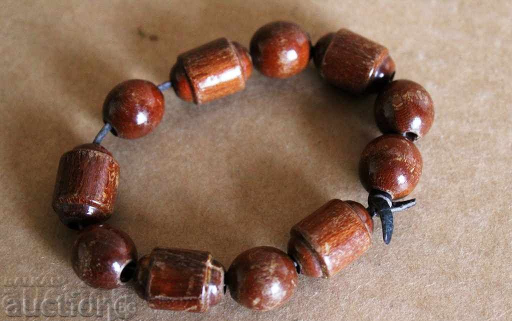 Παράδοση ΠΑΛΙΑ κομπολόι βραχιόλι ξύλο κοσμήματα κοσμήματα