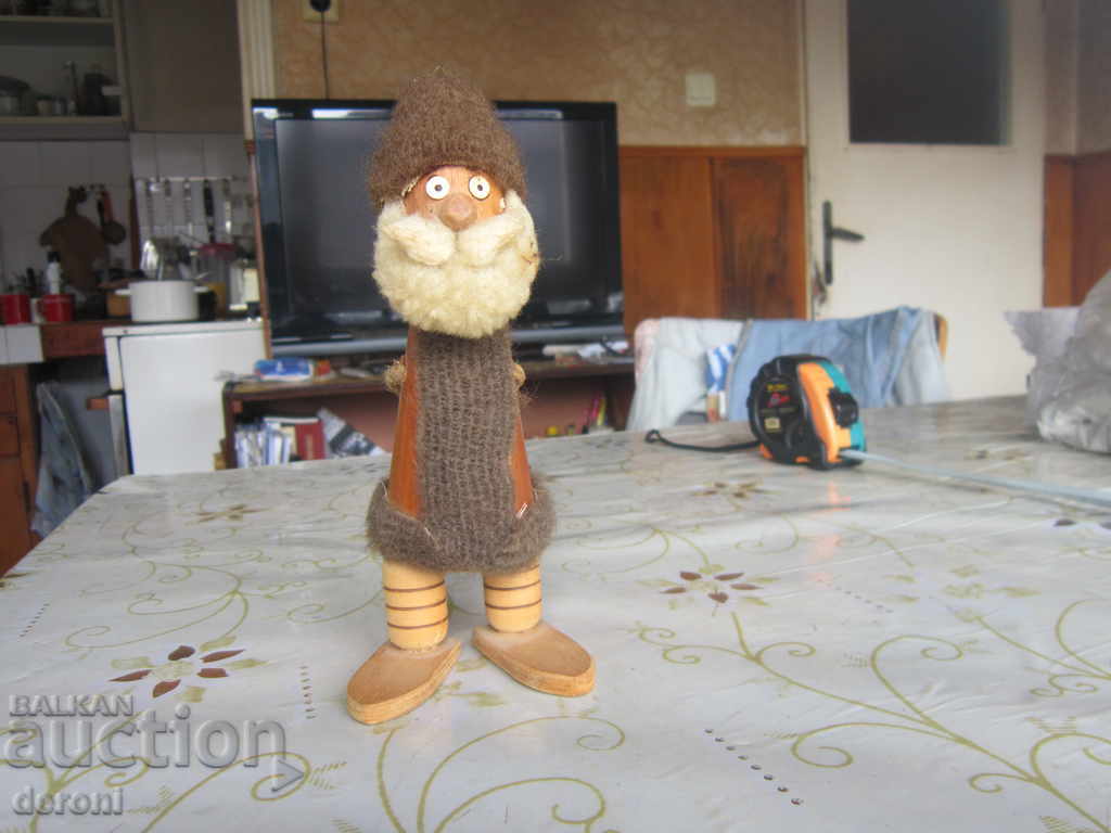 Auction Wooden figure Shepherd Shepherd Carving Auction Wooden figure Shepherd Shepherd Carving