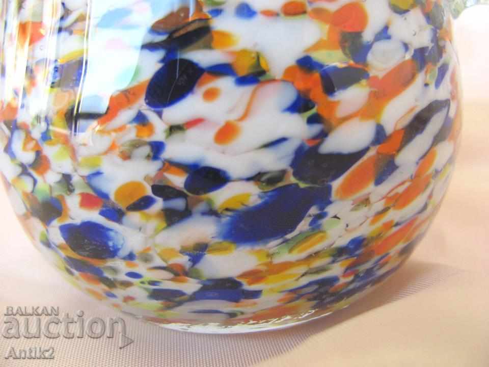 Auction Vinic Morano Crystal Glass Souvenir, Basket, Vase, MiniCup Auction Vinic Morano Crystal Glass Souvenir, Basket, Vase, MiniCup