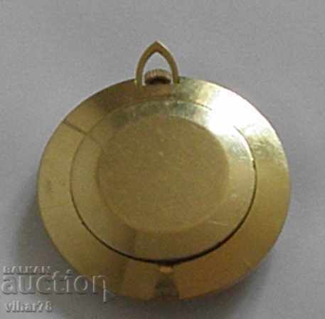 GUB-GLASHUTTE POCKET WATCH - GOLD PLATED 20 MICRON - LIKE NEW - 6 GUB-GLASHUTTE POCKET WATCH - GOLD PLATED 20 MICRON - LIKE NEW - 6