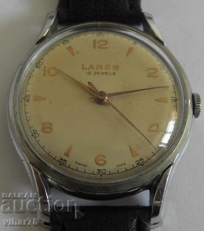 Auction LARGE MEN'S MILITARY WATCH-LANCO-LANCO Auction LARGE MEN'S MILITARY WATCH-LANCO-LANCO