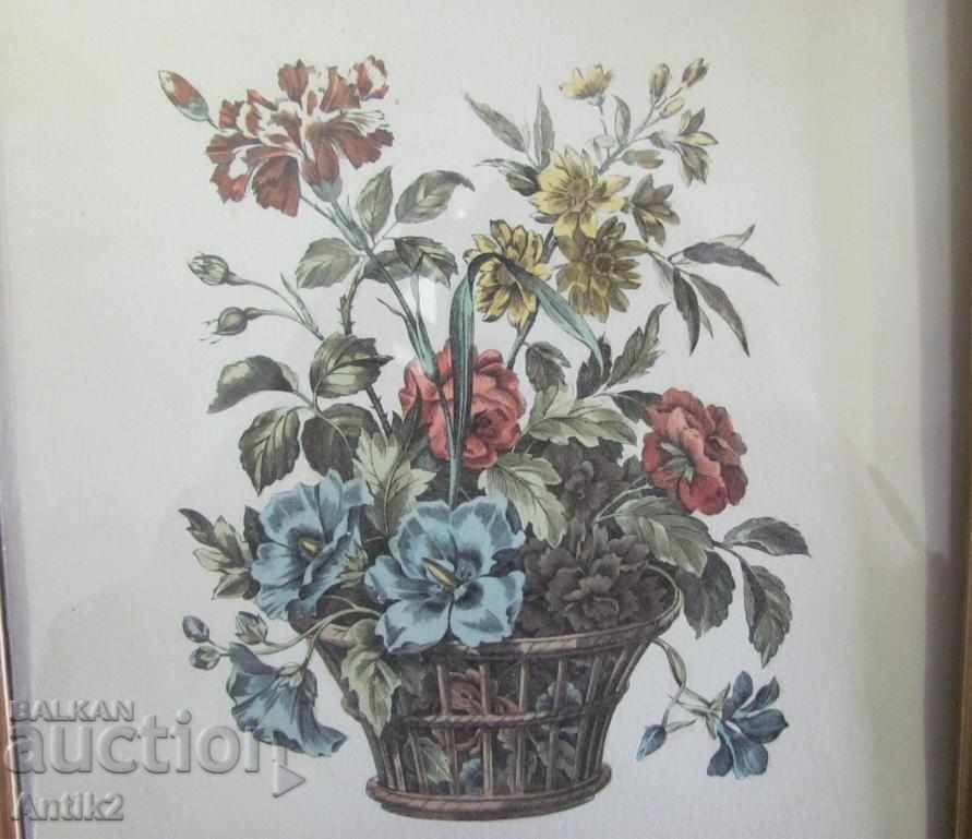 19th century Antique color lithograph - 7 19th century Antique color lithograph - 7