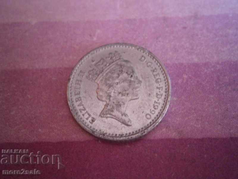 5 PENSION 1990 THE CURRENCY OF THE GREAT BRITAIN with price 0.30 BGN | € 0.15 5 PENSION 1990 THE CURRENCY OF THE GREAT BRITAIN with price 0.30 BGN | € 0.15