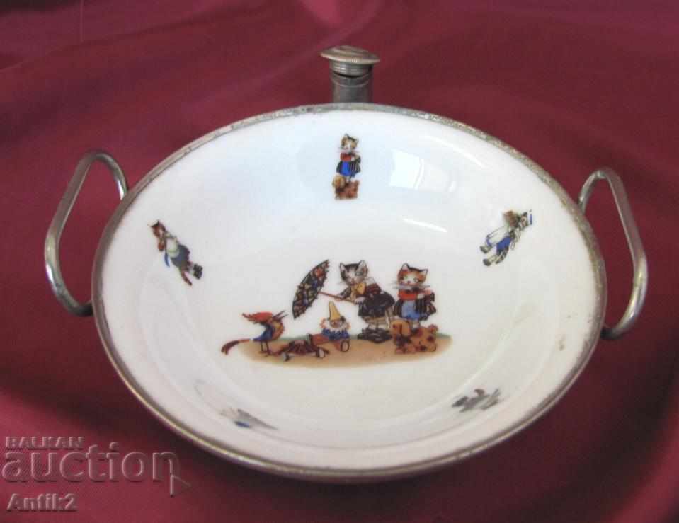 Art Deco Porcelain China Porcelain and metal - 5 Art Deco Porcelain China Porcelain and metal - 5