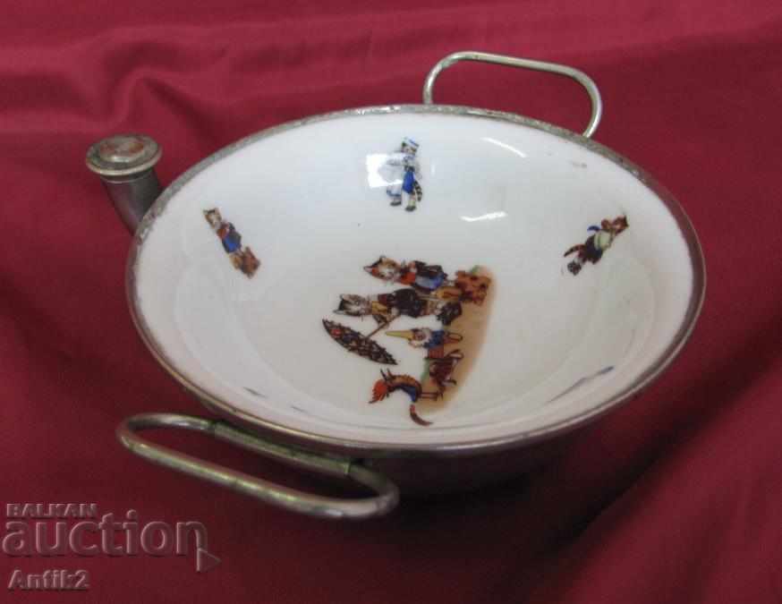 Art Deco Porcelain China Porcelain and metal - 6 Art Deco Porcelain China Porcelain and metal - 6