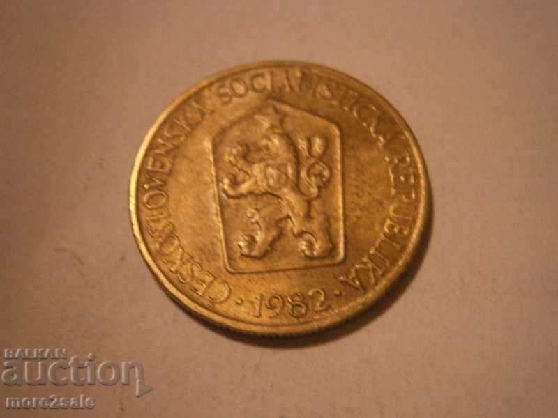 1 Κρόνα Τσεχοσλοβακία 1982 Το νόμισμα με τιμή 0.40 BGN | € 0.20 1 Κρόνα Τσεχοσλοβακία 1982 Το νόμισμα με τιμή 0.40 BGN | € 0.20