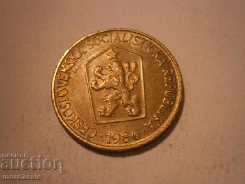 1 Κορόνα Τσεχοσλοβακία 1986 Το νόμισμα με τιμή 0.40 BGN | € 0.20 1 Κορόνα Τσεχοσλοβακία 1986 Το νόμισμα με τιμή 0.40 BGN | € 0.20