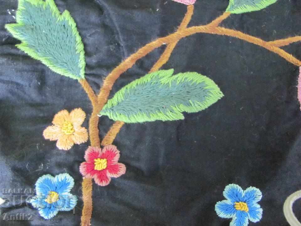 19th Century Hand Embroidered Cushion Cover - 5 19th Century Hand Embroidered Cushion Cover - 5