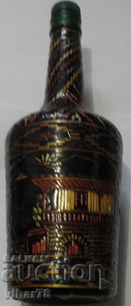 bottle of brandy-decorated handmade - 5 bottle of brandy-decorated handmade - 5