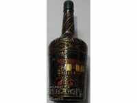 Sticlă de rachiu - decorată manual