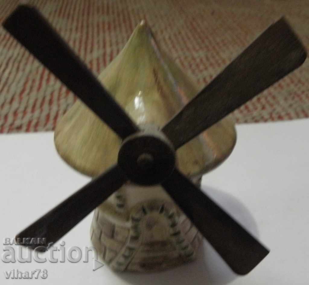 ceramic windmill figure