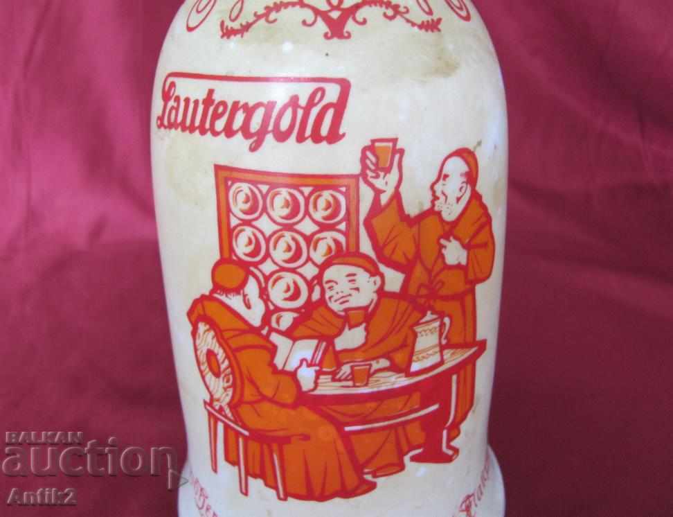 Vintich Original Porcelain Bell Bottle GDR - 5