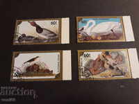 Postage stamps birds Mongolia