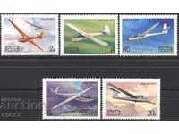 Чисти марки Авиация Планери Безмоторни самолети 1983 от СССР