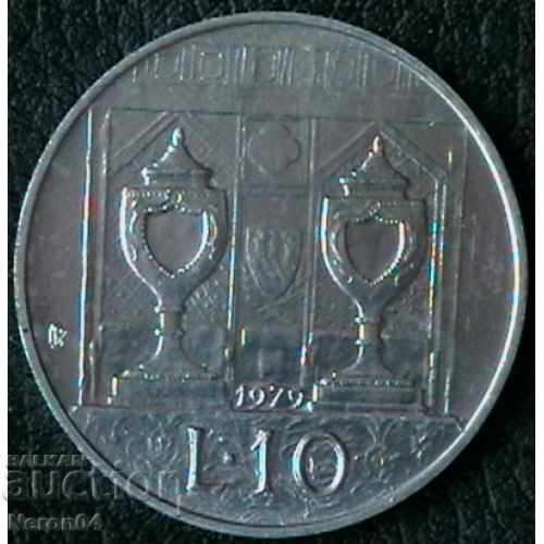 20 de lire sterline 1974, San Marino