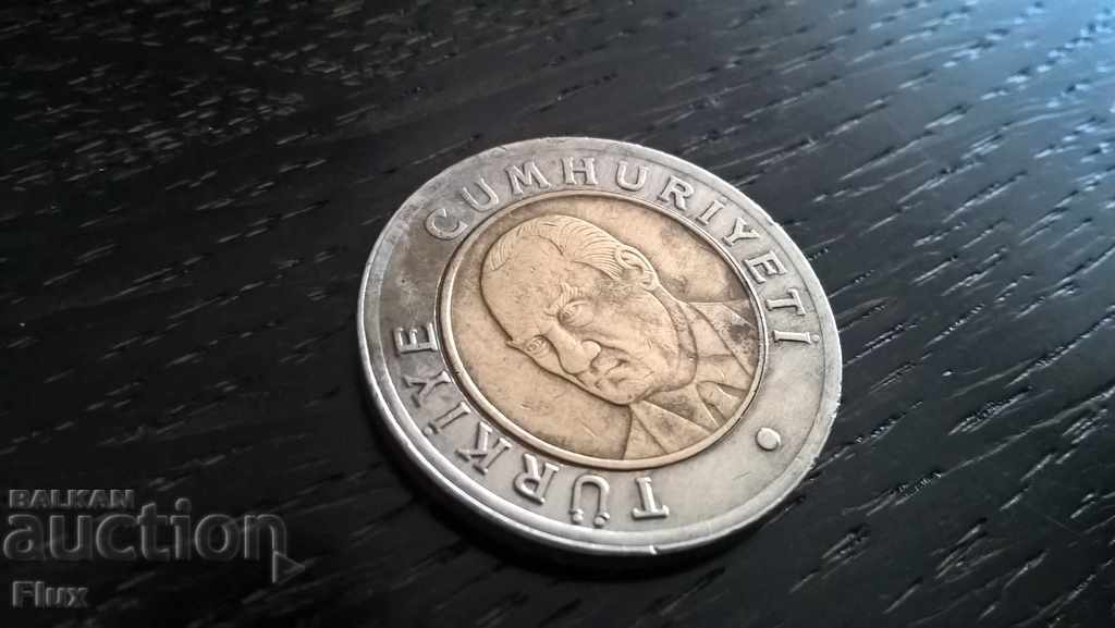 Coin - Turkey - 1 pound 2005 with price 0.80 BGN | € 0.41