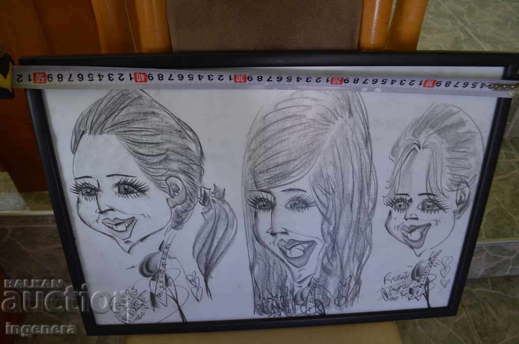 Auction DRAWING MOULD CARDBOARD GLASS FRAME Auction DRAWING MOULD CARDBOARD GLASS FRAME