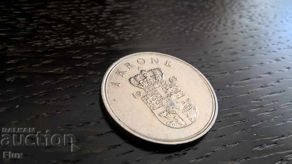 Coin - Denmark - 1 Krona 1963