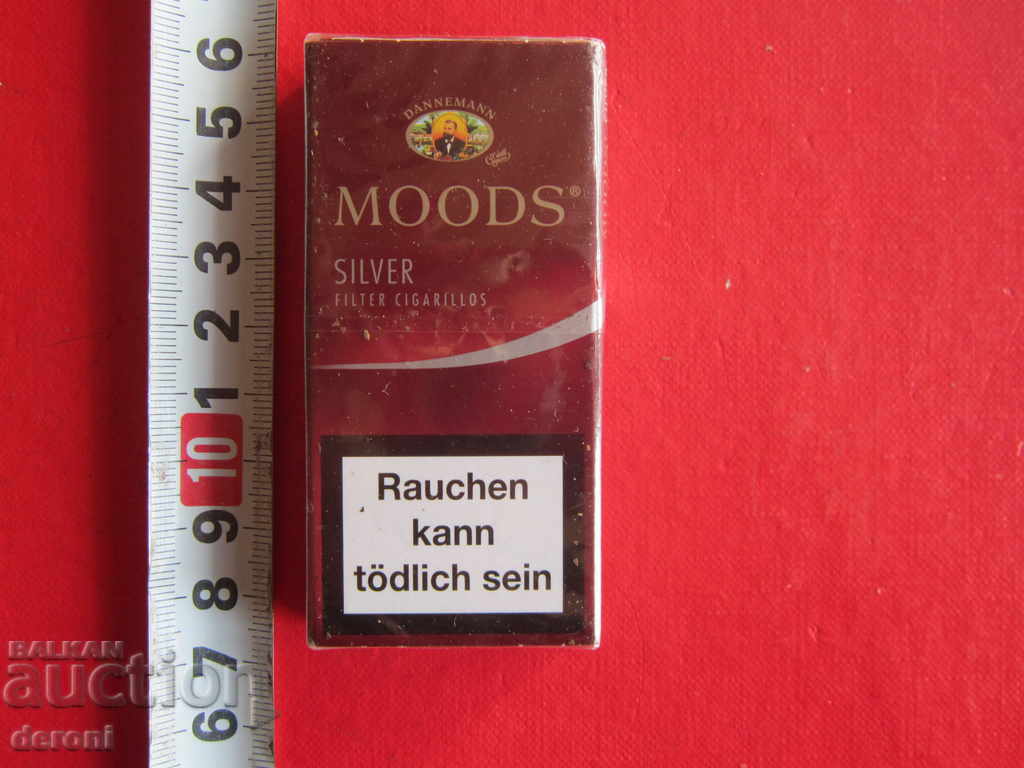 Παλιά συσκευασία τσιγάρων Danneman Moods Silver