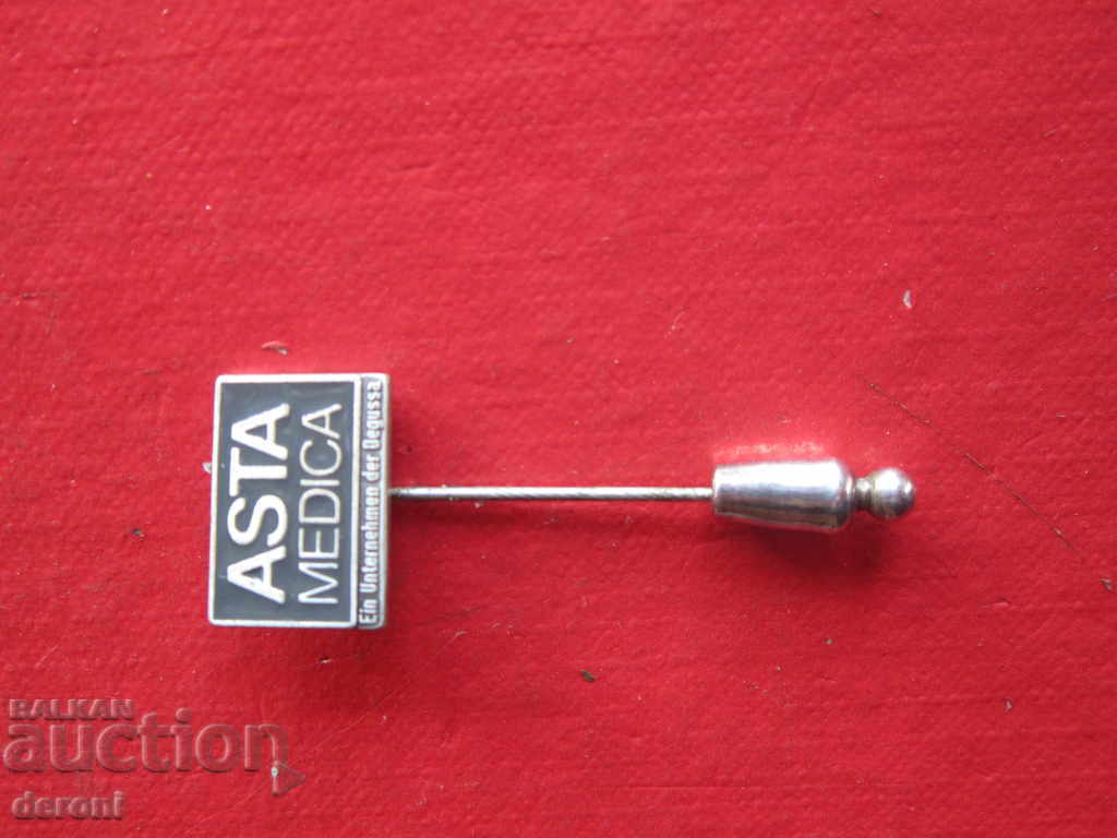 German badge badge Asta Medica with box - 6 German badge badge Asta Medica with box - 6