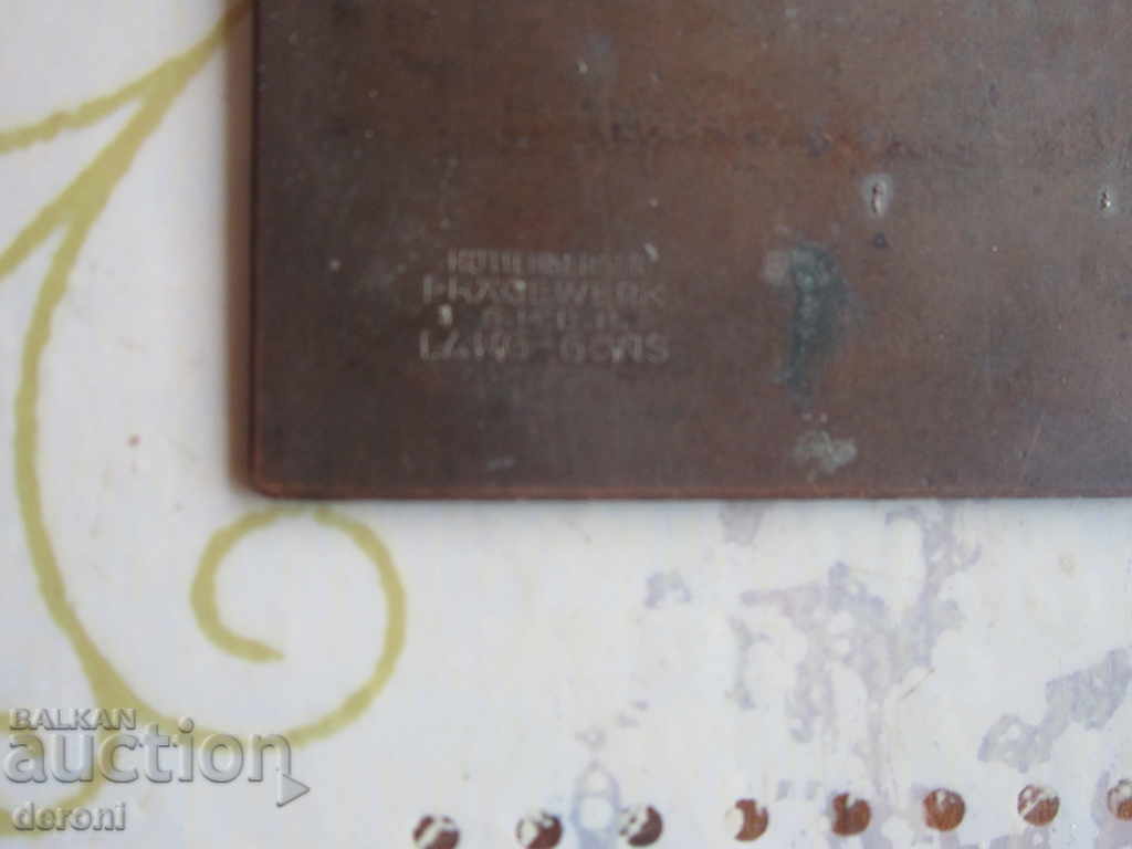 Delivery of An old German notebook holder with a pinch Delivery of An old German notebook holder with a pinch