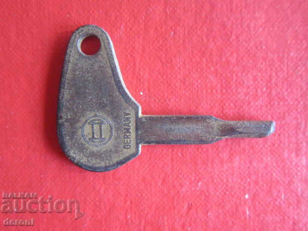 Auction German old motorcycle key switch contact key 3 Auction German old motorcycle key switch contact key 3