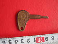 German old motorcycle key switch contact key 3