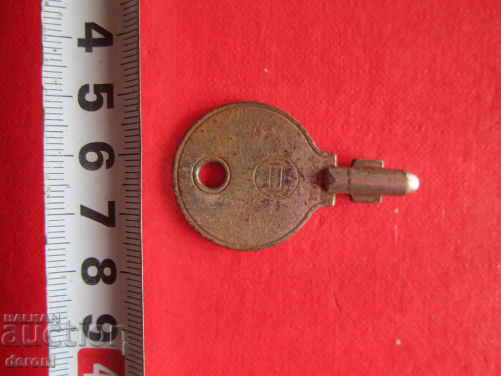 German old motorcycle key switch contact key 7