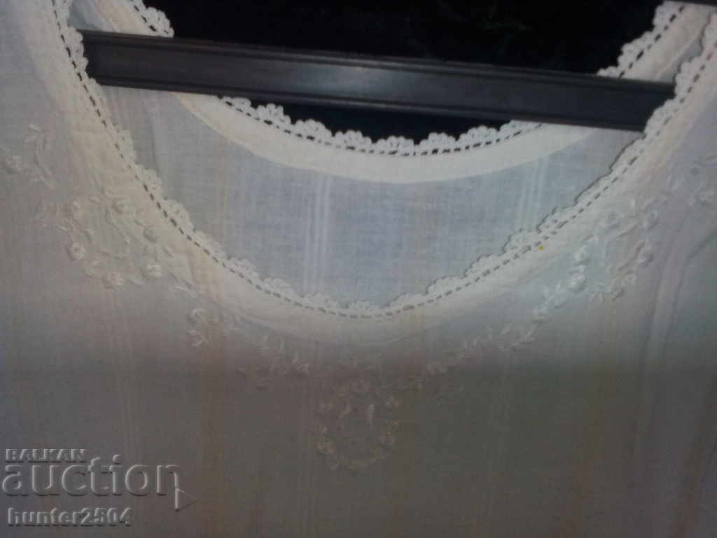 Women's shirt, bottom fine hem length 95 cm. Bust width 112 cm with price 39.95 BGN | € 20.43 Women's shirt, bottom fine hem length 95 cm. Bust width 112 cm with price 39.95 BGN | € 20.43