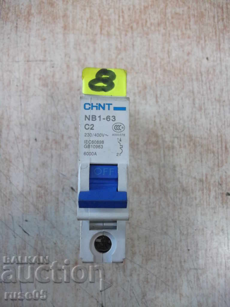 Circuit Breaker automat "CHINT - NB 1 - 63 - C2"