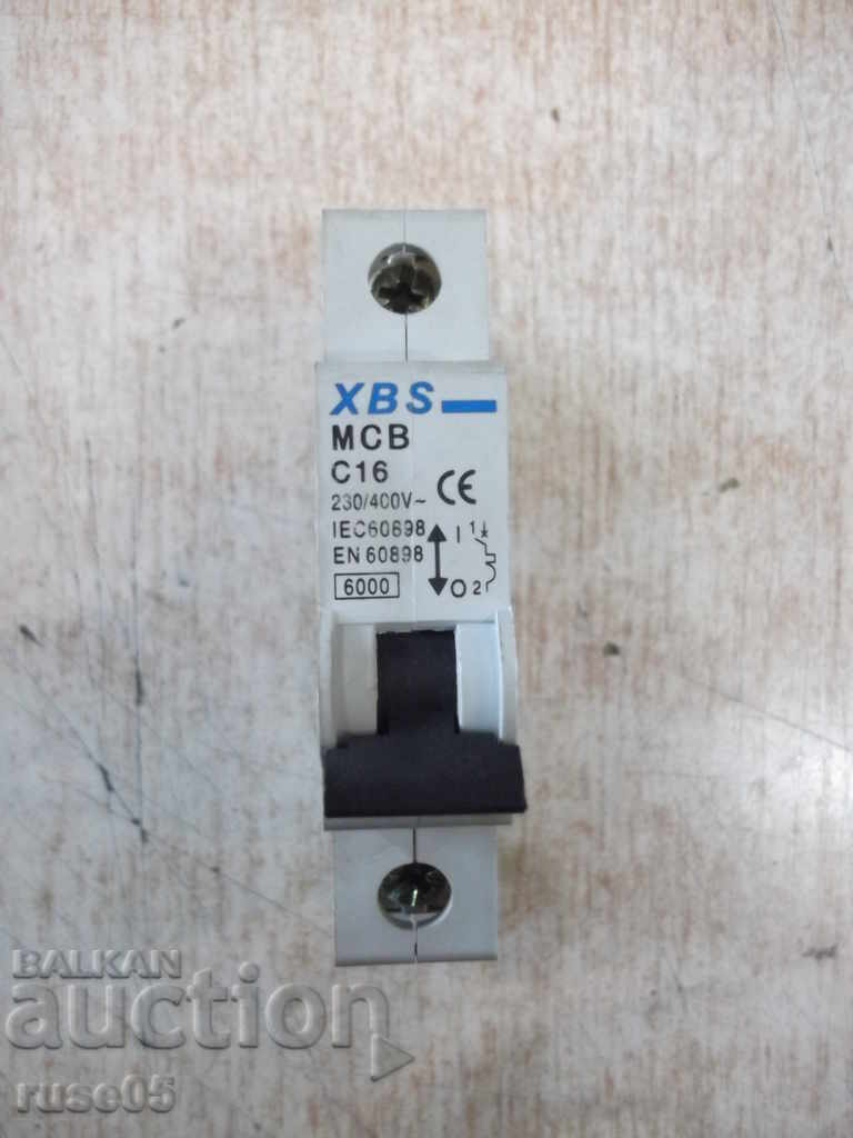 Automatic switch "XBS - MCB - C16"