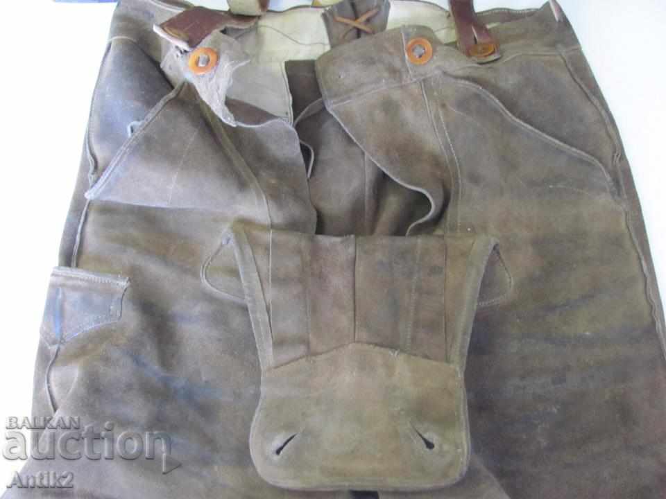 World War II Leather Trousers Uniform Germany - 6 World War II Leather Trousers Uniform Germany - 6