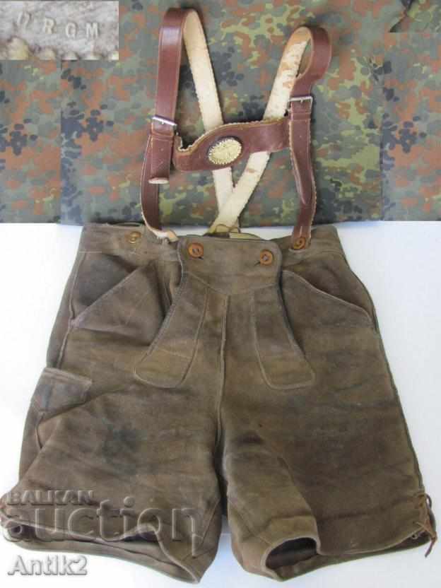 World War II Leather Trousers Uniform Germany