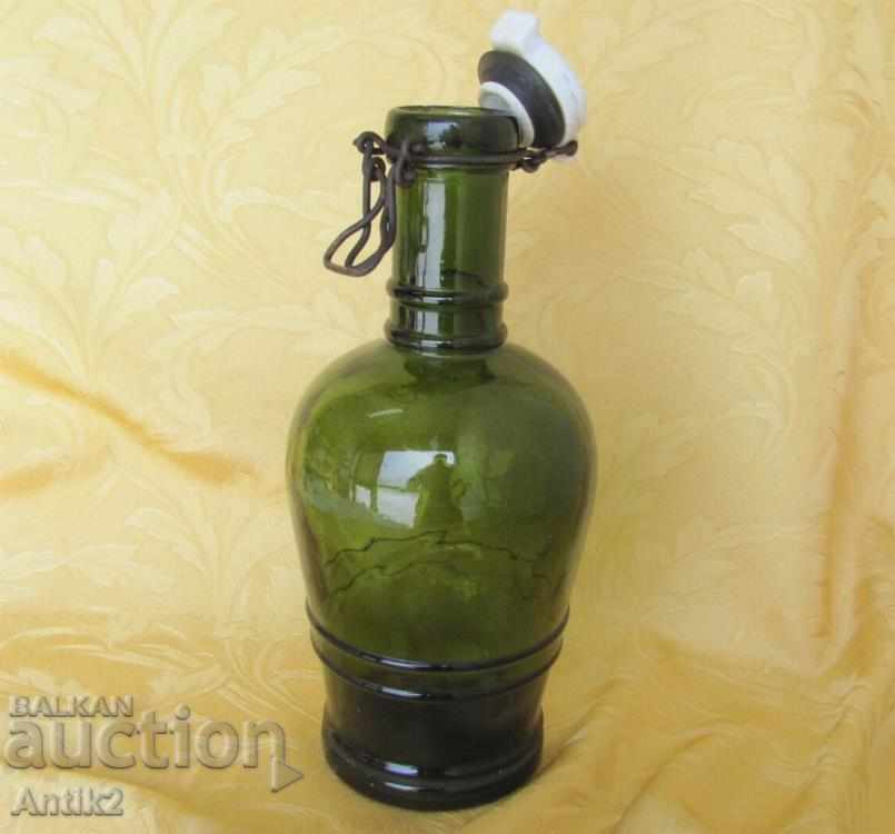 The 30 Art Deco Glass Bottle 2 liters