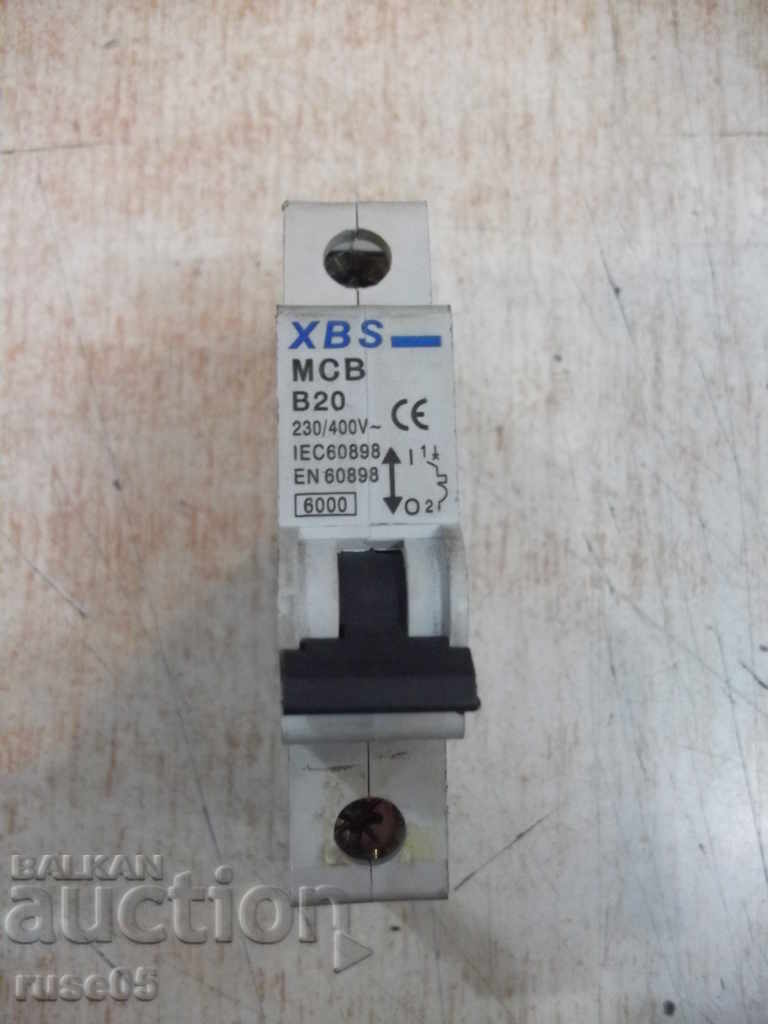 Automatic switch "XBS - MCB - C20"