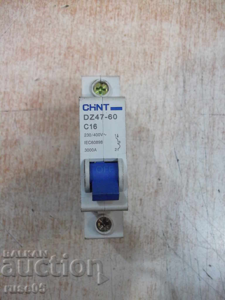 Automatic circuit breaker "CHINT - DZ47 - 60 - C16"