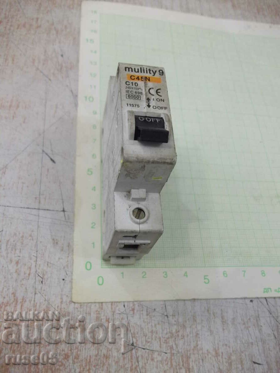 Automatic switch "muliity9 - C45N - C10" with price 8.00 BGN | € 4.09 Automatic switch "muliity9 - C45N - C10" with price 8.00 BGN | € 4.09