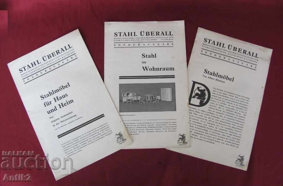30 Art Deco Advertising Catalog Furniture STAHL UBERALL with price 120.00 BGN | € 61.36