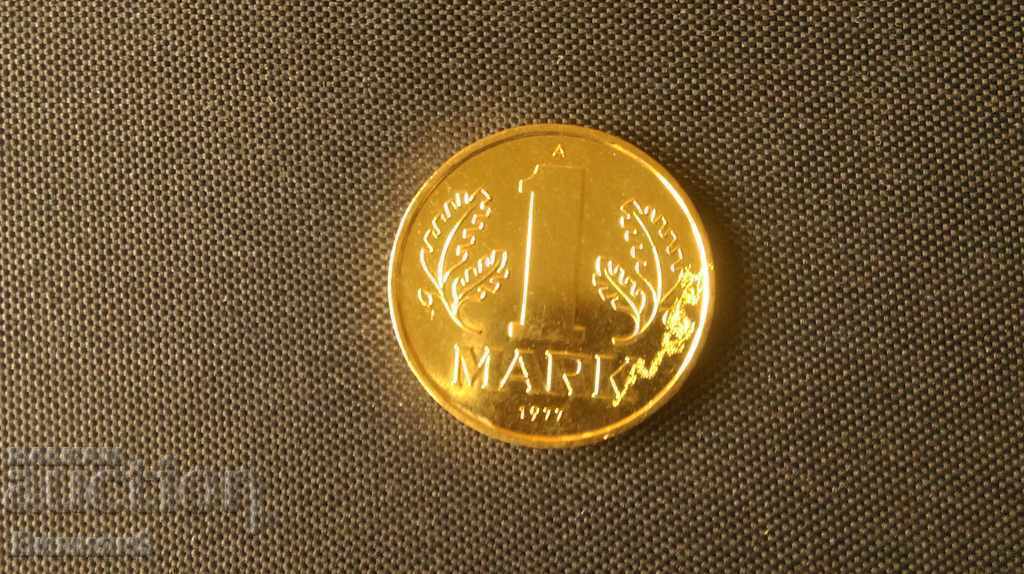 1 brand East Germany 1977 Gold plated