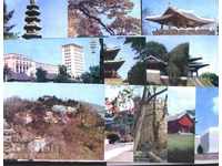Пощенски картички Исторически паметници в Пхенян 1980 Корея