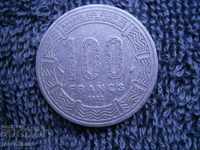100 FRONT GABON COIN
