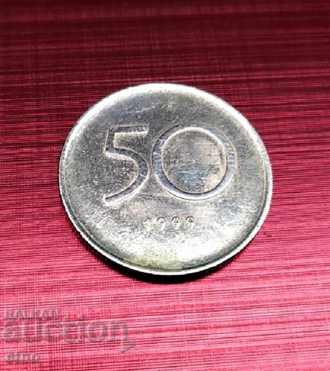Δημοπρασία Μια περιέργεια, ένα ελάττωμα σε ένα νόμισμα 50 λεπτών του 1999. Δημοπρασία Μια περιέργεια, ένα ελάττωμα σε ένα νόμισμα 50 λεπτών του 1999.