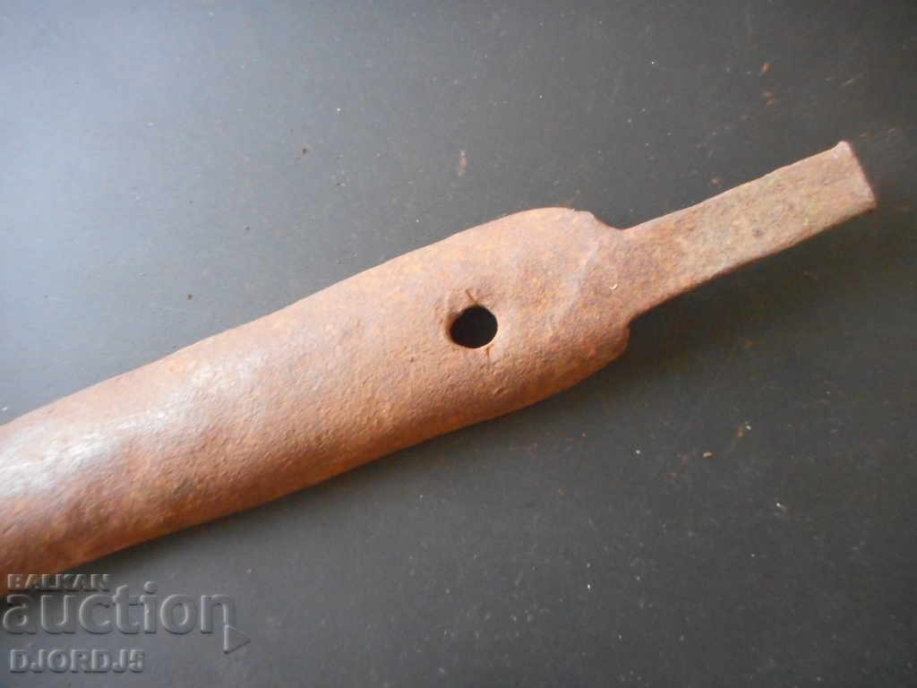 Auction Old wrought iron wagon Auction Old wrought iron wagon