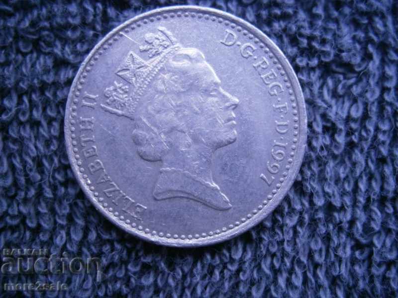 10 PENSION 1997 THE CURRENCY OF THE GREAT BRITAIN with price 0.30 BGN | € 0.15 10 PENSION 1997 THE CURRENCY OF THE GREAT BRITAIN with price 0.30 BGN | € 0.15