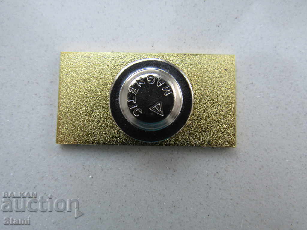 Badge - Flag of Mongolia with magnetic fastening - 6 Badge - Flag of Mongolia with magnetic fastening - 6