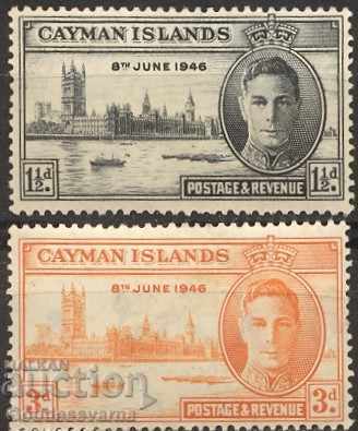 Cayman Islands Victory 1946 MNH King George VI