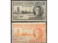 Insulele Cayman Victorie 1946 MNH Regele George VI